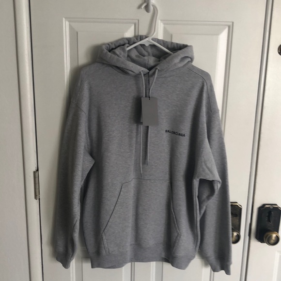 Balenciaga Oversized Cotton Hoodie
